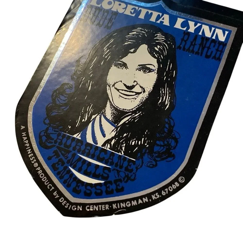 Vintage Loretta Lynn’s Dude Ranch bumper sticker NOS RARE HTF Souvenir Tennessee